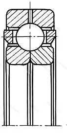 Модификация подшипника 6-126100Ю1ТП размер 10x26x8