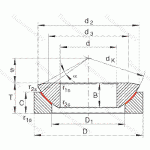 Подшипник шарнирный GE 70-AW